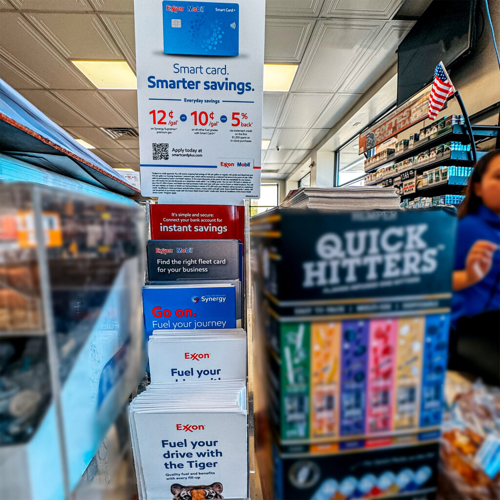 Exxon Station - Informational Tri-Fold flyer design