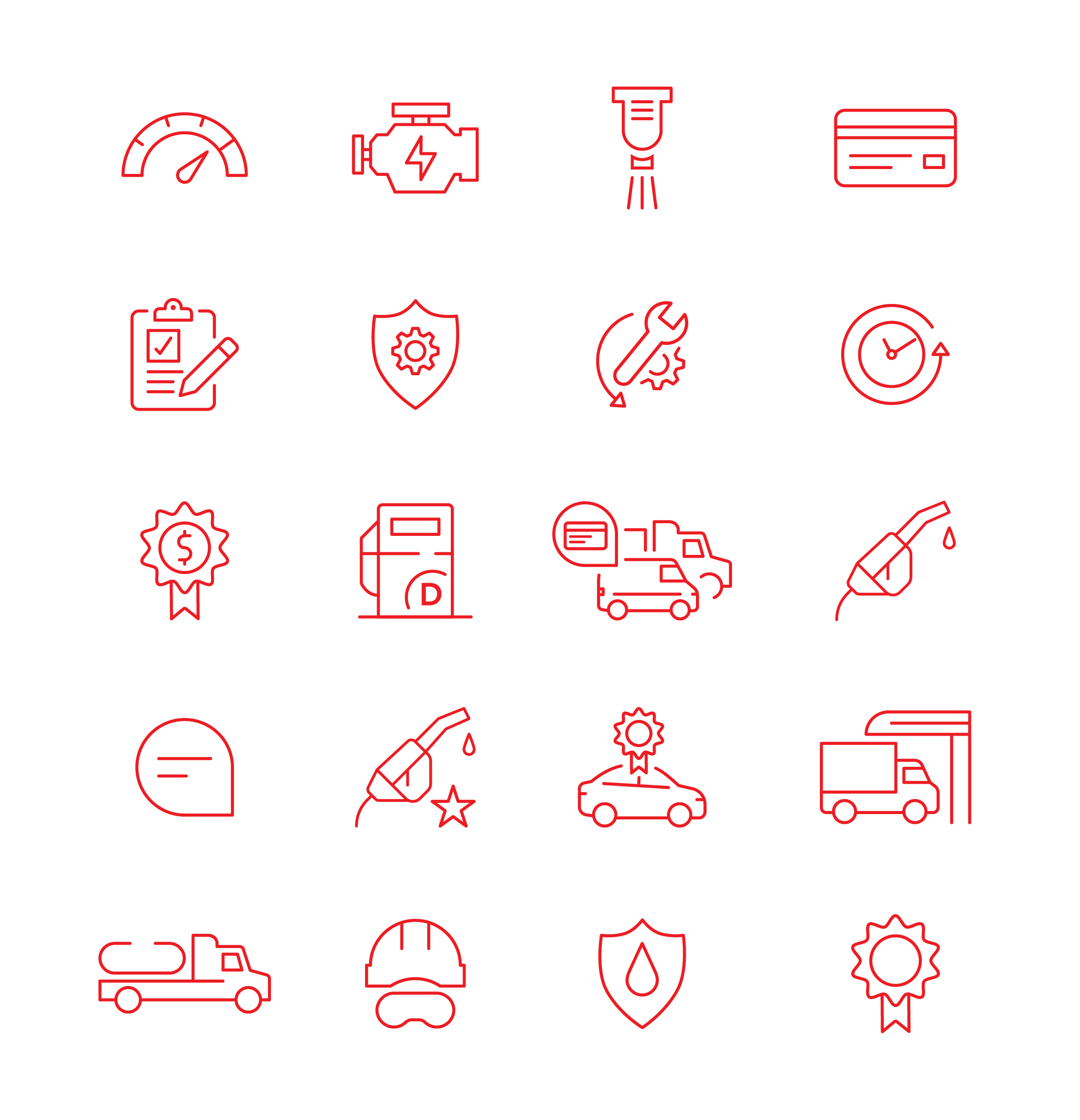 ExxonMobil Iconography designed by Julian Azeevo